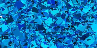 Dark BLUE vector pattern with polygonal shapes.