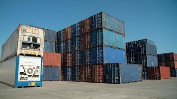 caja de contenedores de carga de control de capataz del buque de carga para importación y exportación.