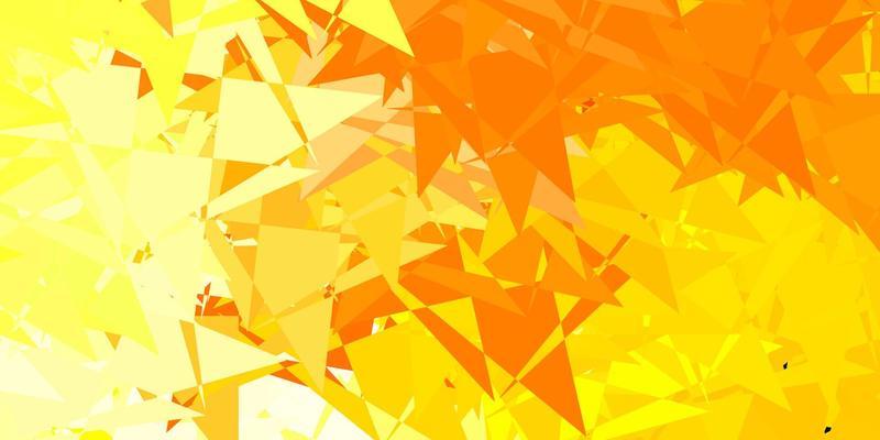 Light orange vector layout with triangle forms.