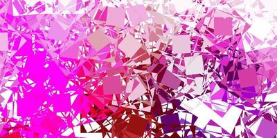 Light pink vector background with polygonal forms.