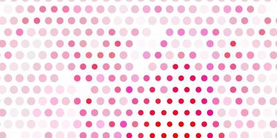 Light pink vector layout with circle shapes.