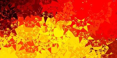 Light Orange vector texture with random triangles.