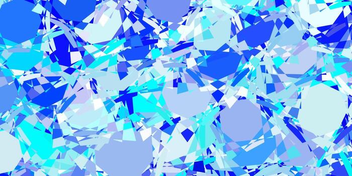 Light BLUE vector pattern with polygonal shapes.