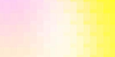 Light Pink, Yellow vector layout with lines, rectangles.