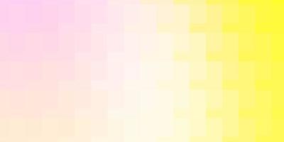 Light Pink, Yellow vector layout with lines, rectangles.