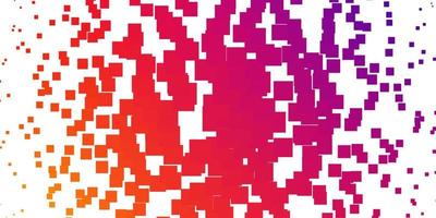 Light Pink, Yellow vector backdrop with rectangles.