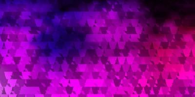 Light Purple vector layout with lines, triangles.