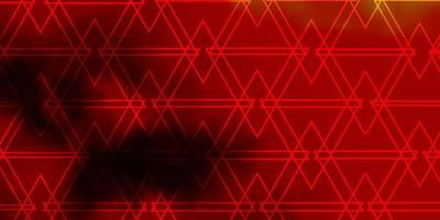 Light Red vector layout with lines, triangles.