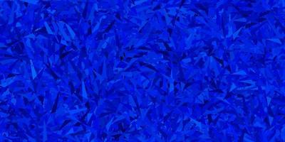 Dark BLUE vector background with polygonal style.