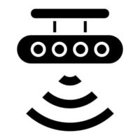 Motion Sensor Line Icon vector