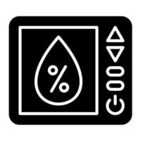 Humidity Sensor Line Icon vector