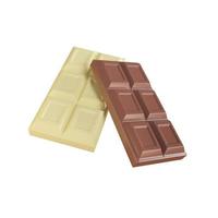 Chocolate bar. Cocoa sweets Helps to relax when eating. 3d render. photo