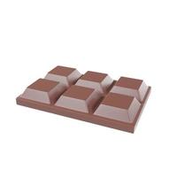 Chocolate bar. Cocoa sweets Helps to relax when eating. 3d render.