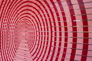 The red circular background is interspersed with beautifully dimensional looking pink. photo