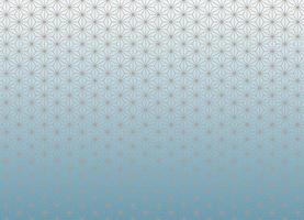 Asanoha Japanese traditional pattern with modern blue grey gradient color background. Use for fabric, textile, cover, wrapping, decoration elements. vector