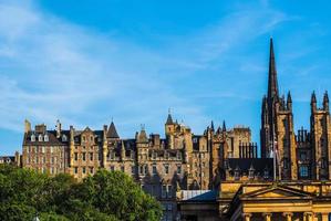 HDR View of the city of Edinburgh photo