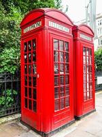 HDR London telephone box photo