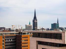 HDR Hamburg skyline view photo