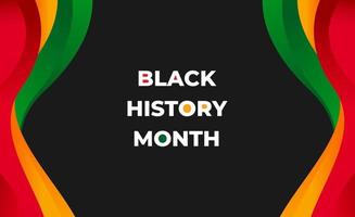 black history month background. African American History or Black History Month. Celebrated annually in February in the USA and Canada. black history month 2022 vector