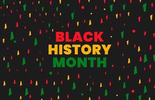 black history month background. African American History or Black History Month. Celebrated annually in February in the USA and Canada. black history month 2022 vector