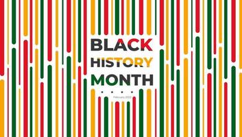 black history month background. African American History or Black History Month. Celebrated annually in February in the USA and Canada. black history month 2022 vector