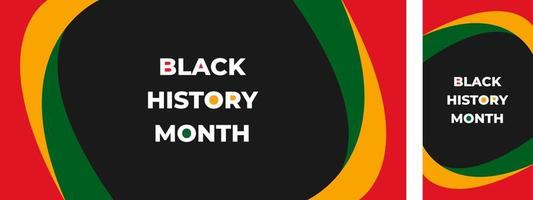 black history month background. African American History or Black History Month. Celebrated annually in February in the USA and Canada. black history month 2022 vector