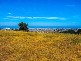 HDR Aerial view of Edinburgh from Calton Hill photo