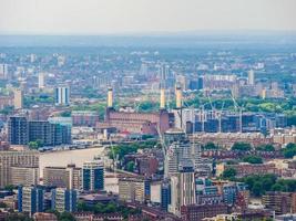 HDR Aerial view of London photo