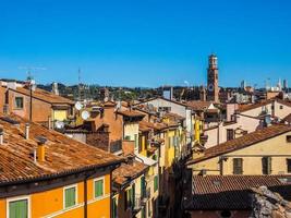 HDR Aerial view of Verona photo