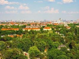 HDR Aerial view of Berlin photo