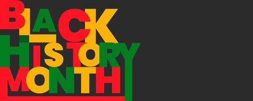 black history month background. African American History or Black History Month. Celebrated annually in February in the USA and Canada. black history month 2022 vector