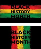 black history month background. African American History or Black History Month. Celebrated annually in February in the USA and Canada. black history month 2022 vector