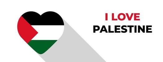 diseño vectorial de la bandera palestina. 10 pasos vectoriales vector