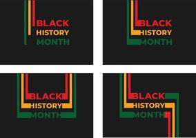 black history month background. African American History or Black History Month. Celebrated annually in February in the USA and Canada. black history month 2022 vector