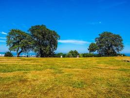 HDR Calton Hill in Edinburgh photo