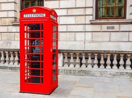 HDR London telephone box photo