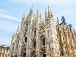 hdr duomo di milano catedral de milán foto