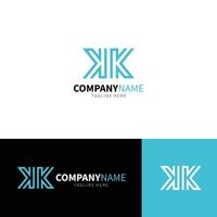 Letter KK Logo Design Template vector