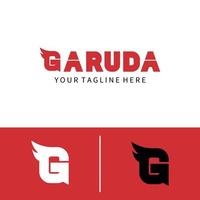 Garuda Logo Design Template vector