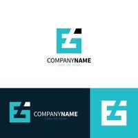 Letter EJ Logo Design Template vector