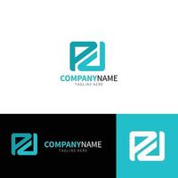 Letter PD Logo Design Template Modern Concept vector