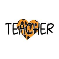 teacher vector design