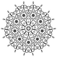 Mandala decorative ornament. Flower pattern vector