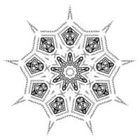 Arabic mandala. Symmetrical pattern vector