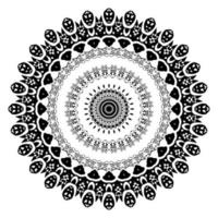 Ornate mandala. Oriental motif vector illustration