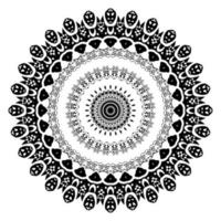 Ornate mandala. Oriental motif vector illustration