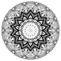 mándala árabe. patrón simétrico vector