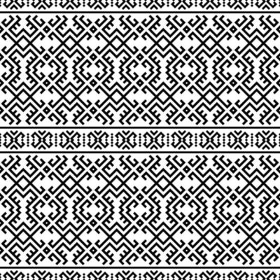 Geometric Aztec Seamless Eethnic Pattern Texture design vector