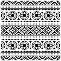Aztec seamless ethnic pattern texture design vector