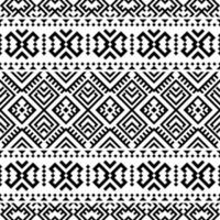 Geometric Seamless Ethnic Patterns Texture Design Vector